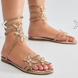 Mariposa Love Wrap-Up Sandals